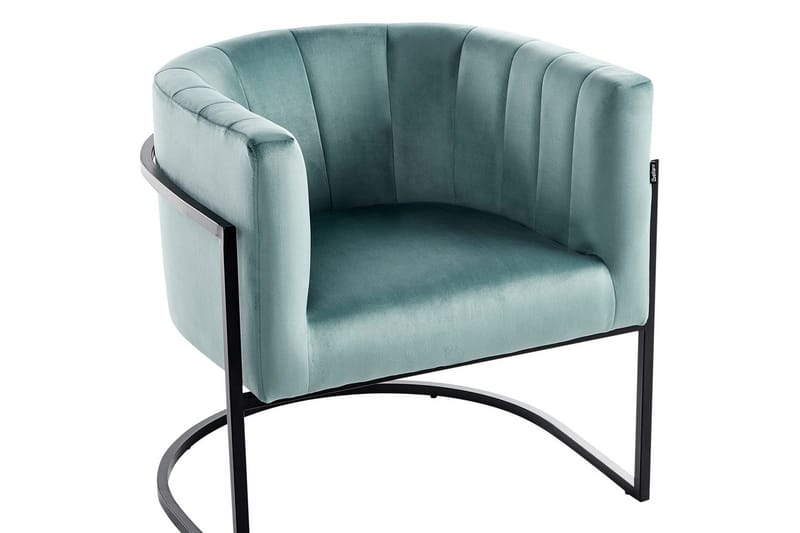 Fåtölj Larvik II Grön/Svart - Grön/Svart - Möbler - Stolar & fåtöljer - Fåtölj