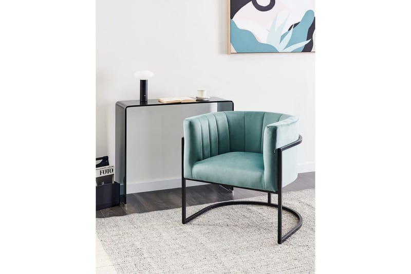 Fåtölj Larvik II Grön/Svart - Grön/Svart - Möbler - Stolar & fåtöljer - Fåtölj