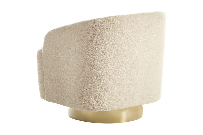 Fåtölj Lavik Beige/guld - Beige/guld - Möbler - Stolar & fåtöljer - Fåtölj