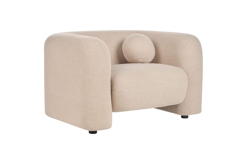 Fåtölj Leiren - Beige/Bouclé - Möbler - Stolar & fåtöljer - Fåtölj