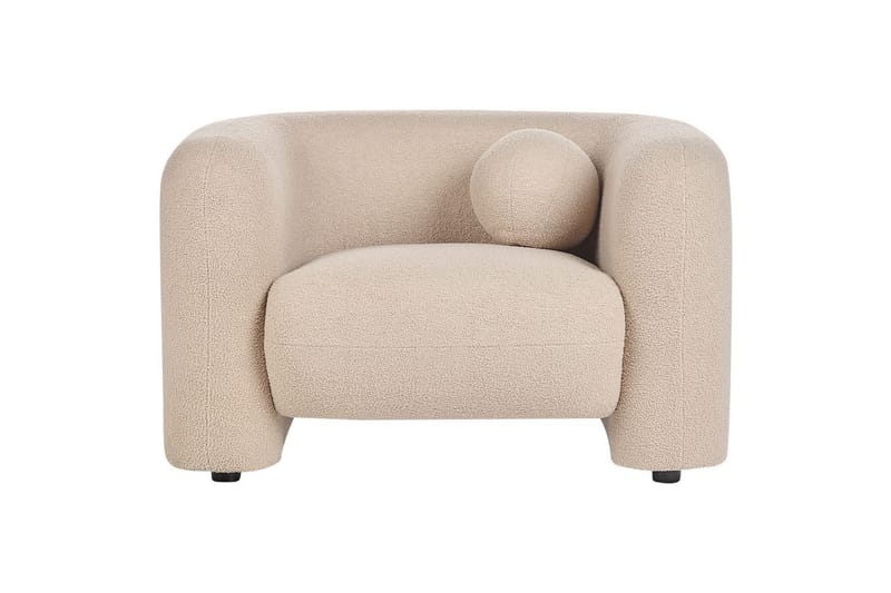 Fåtölj Leiren - Beige/Bouclé - Möbler - Stolar & fåtöljer - Fåtölj