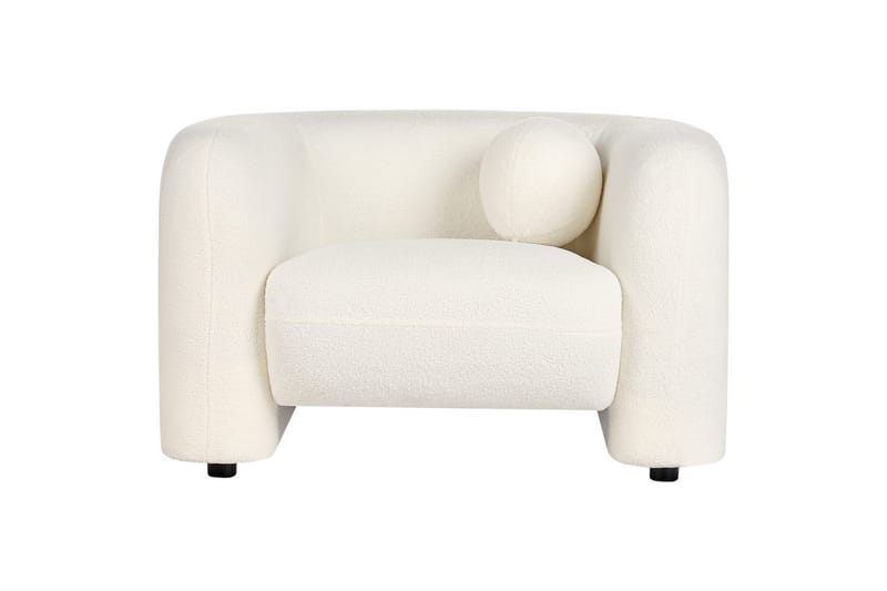 Fåtölj Leiren - Vit/Bouclé - Möbler - Stolar & fåtöljer - Fåtölj