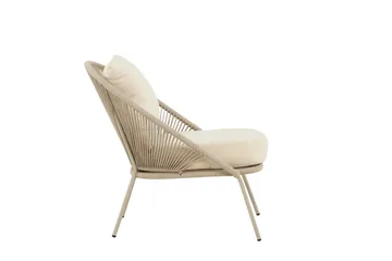 Fåtölj Lindos Utomhus - Beige - Utemöbler - Loungemöbler - Loungestol utomhus