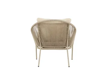 Fåtölj Lindos Utomhus - Beige - Utemöbler - Loungemöbler - Loungestol utomhus