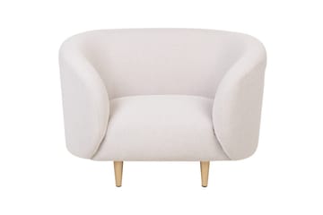 Fåtölj Loen - Beige/guld/Polyester - Möbler - Stolar & fåtöljer - Fåtölj - Clubfåtölj