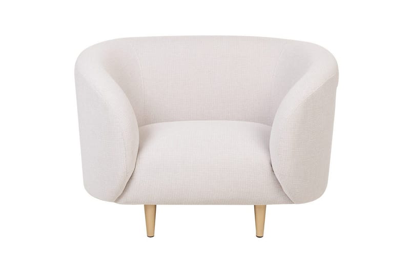 Fåtölj Loen - Beige/guld/Polyester - Möbler - Stolar & fåtöljer - Fåtölj - Clubfåtölj