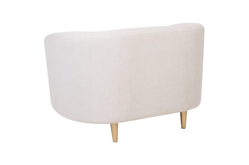Fåtölj Loen - Beige/guld/Polyester - Möbler - Stolar & fåtöljer - Fåtölj - Clubfåtölj