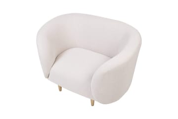 Fåtölj Loen - Beige/guld/Polyester - Möbler - Stolar & fåtöljer - Fåtölj - Clubfåtölj