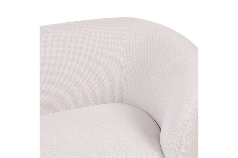 Fåtölj Loen - Ljusbeige, svart/Polyester - Möbler - Stolar & fåtöljer - Fåtölj