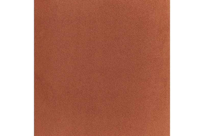 Fåtölj Loen - Orange, svart/Sammet - Möbler - Stolar & fåtöljer - Fåtölj