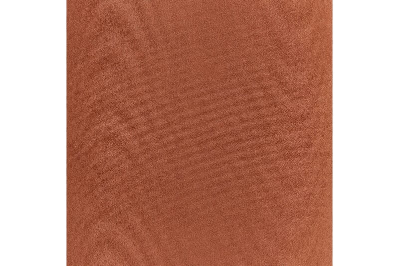 Fåtölj Loen - Orange, svart/Sammet - Möbler - Stolar & fåtöljer - Fåtölj