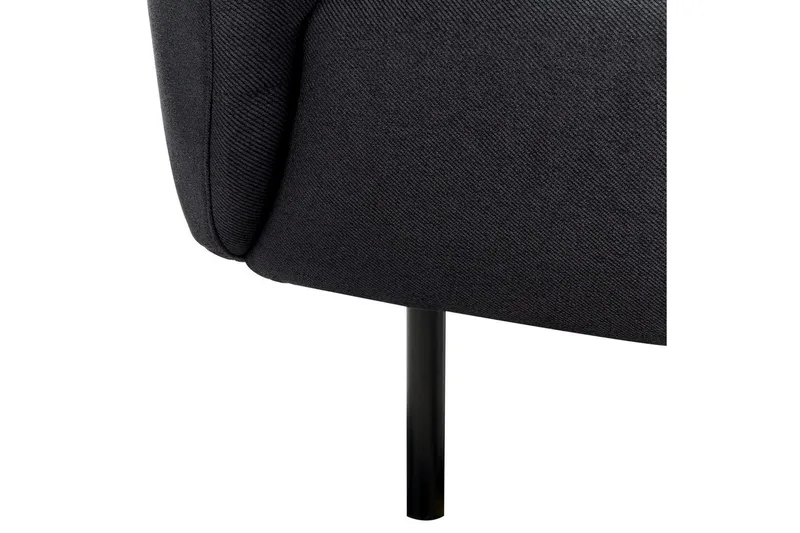 Fåtölj Loen - Svart/Polyester - Möbler - Stolar & fåtöljer - Fåtölj