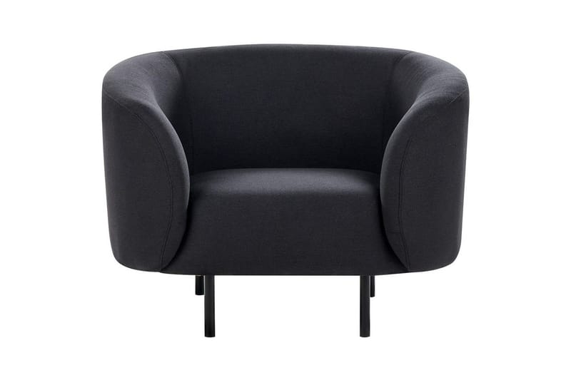 Fåtölj Loen - Svart/Polyester - Möbler - Stolar & fåtöljer - Fåtölj