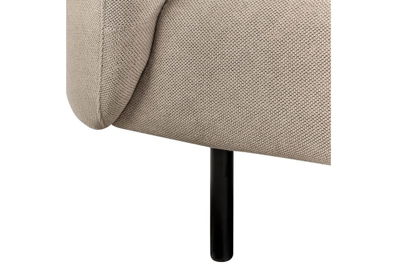 Fåtölj Loen - Taupe, grå, svart/Polyester - Möbler - Stolar & fåtöljer - Fåtölj - Clubfåtölj