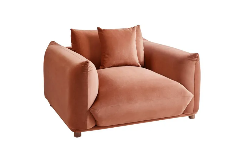 Fåtölj Luvos - Brunt, mörkt trä - Möbler - Stolar & fåtöljer - Fåtölj