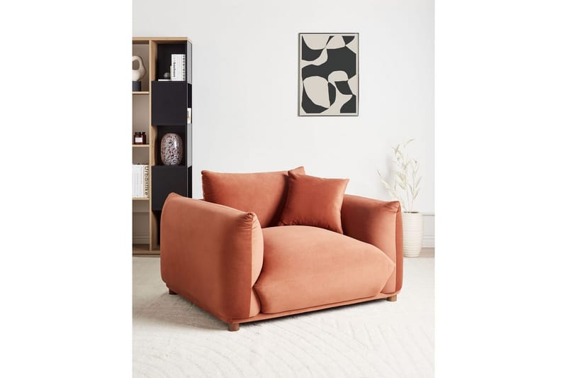 Fåtölj Luvos - Brunt, mörkt trä - Möbler - Stolar & fåtöljer - Fåtölj