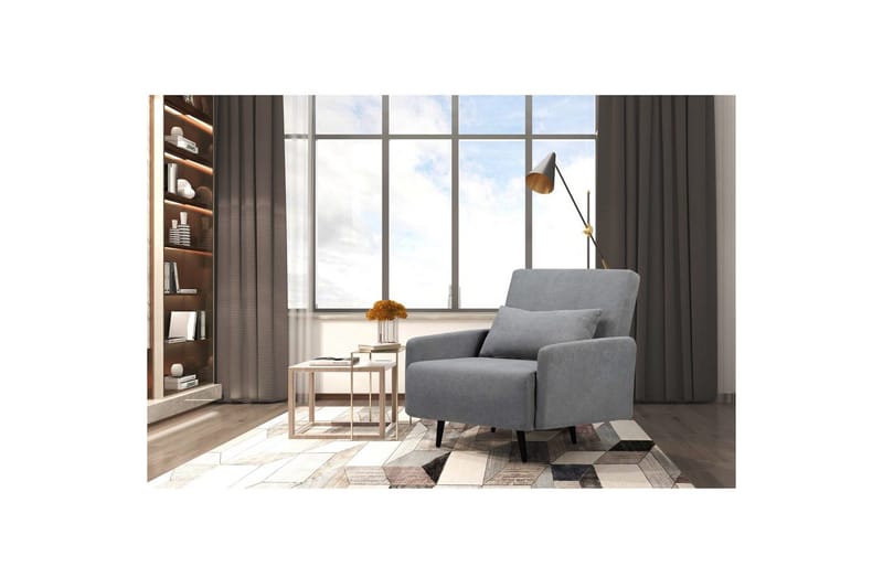 Fåtölj Mallory Antracit - Antracit - Möbler - Stolar & fåtöljer - Fåtölj - Bäddfåtölj