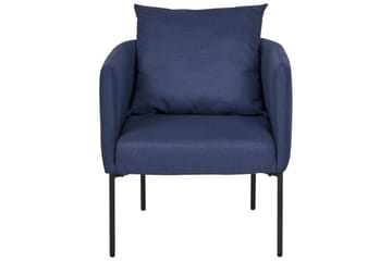 Fåtölj Malmos - Blå, Svart - Möbler - Stolar & fåtöljer - Fåtölj