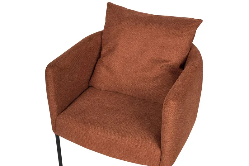 Fåtölj Malmos - Guldbrun, Svart - Möbler - Stolar & fåtöljer - Fåtölj
