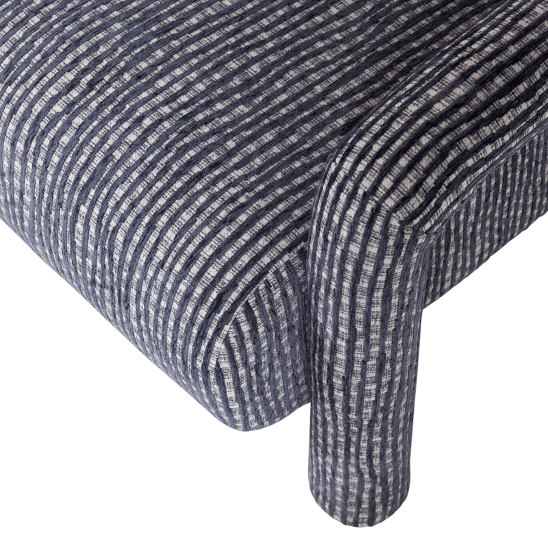 Fåtölj med Mönster Lenny - Grå/Blå - Möbler - Stolar & fåtöljer - Fåtölj