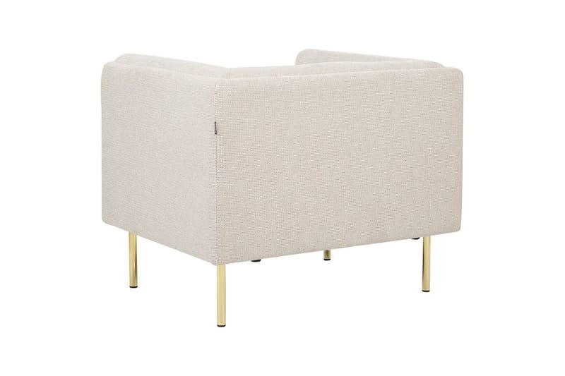 Fåtölj Moen - Beige, guld - Möbler - Stolar & fåtöljer - Fåtölj