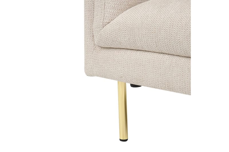 Fåtölj Moen - Beige, guld - Möbler - Stolar & fåtöljer - Fåtölj