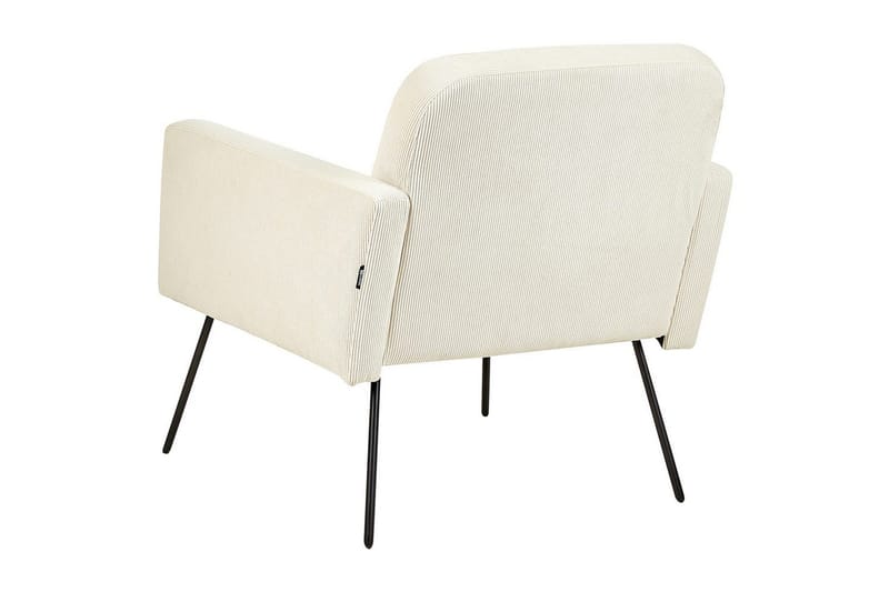 Fåtölj Narken - Krämvit, svart - Möbler - Stolar & fåtöljer - Fåtölj