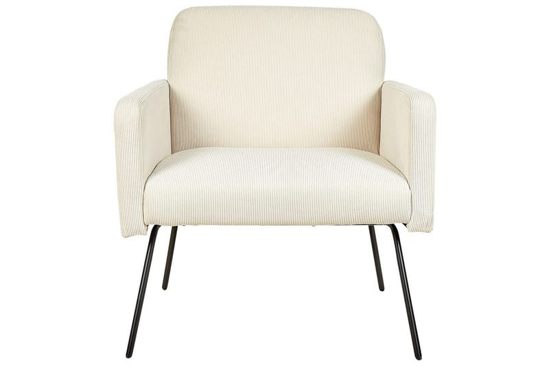 Fåtölj Narken - Krämvit, svart - Möbler - Stolar & fåtöljer - Fåtölj