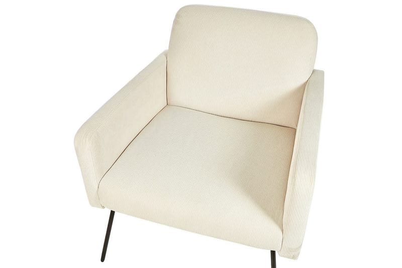 Fåtölj Narken - Krämvit, svart - Möbler - Stolar & fåtöljer - Fåtölj