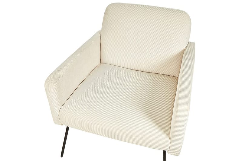 Fåtölj Narken - Krämvit, svart - Möbler - Stolar & fåtöljer - Fåtölj