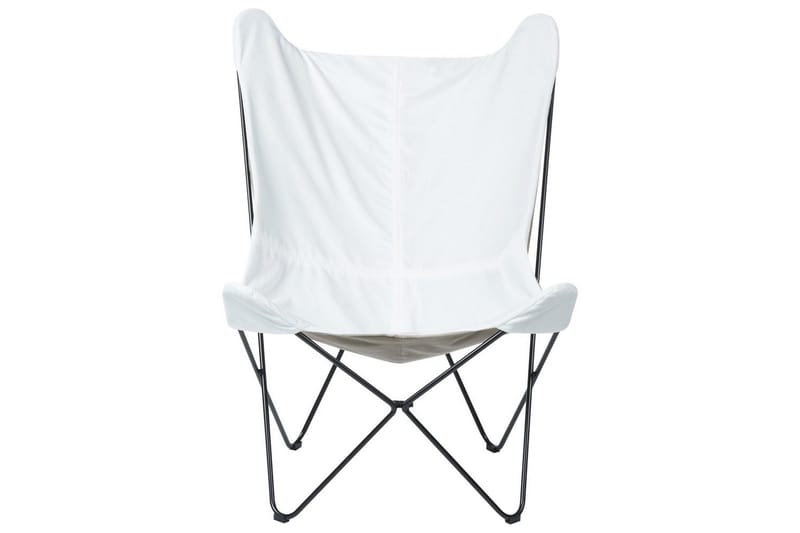 Fåtölj Nybro - Vit, Svart/Sammet - Möbler - Stolar & fåtöljer - Fåtölj