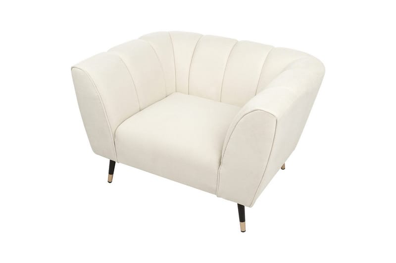 Fåtölj Orsta - Beige, svart, guld - Möbler - Stolar & fåtöljer - Fåtölj