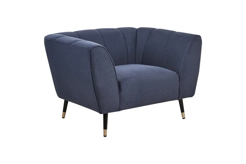 Fåtölj Orsta, Blå, svart, guld