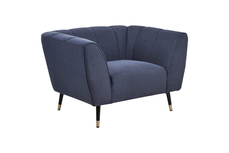Fåtölj Orsta - Blå, svart, guld - Möbler - Stolar & fåtöljer - Fåtölj