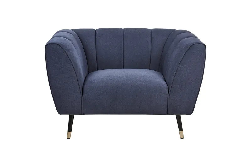 Fåtölj Orsta - Blå, svart, guld - Möbler - Stolar & fåtöljer - Fåtölj