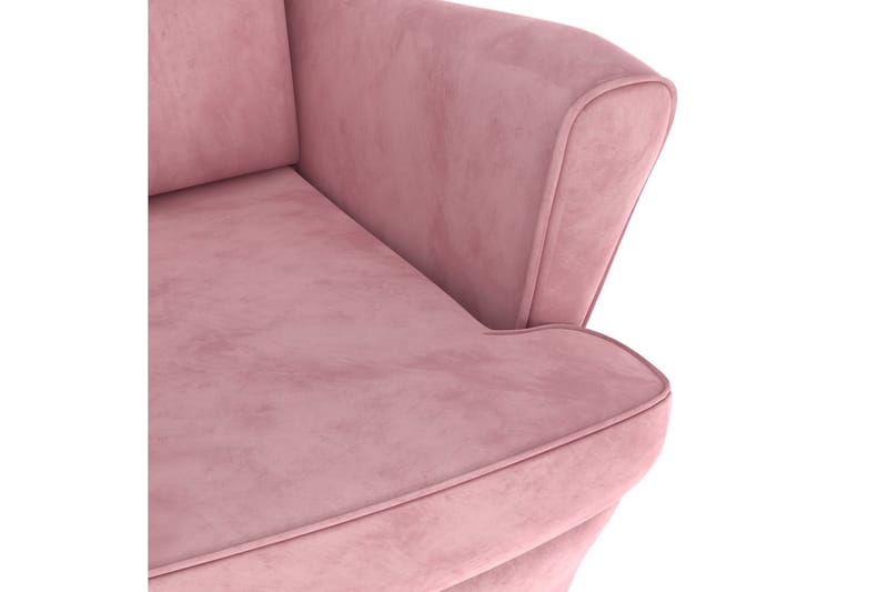 Fåtölj rosa sammet - Möbler - Stolar & fåtöljer - Fåtölj