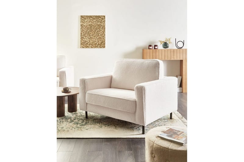 Fåtölj Savalen - Vit, Svart - Möbler - Stolar & fåtöljer - Fåtölj