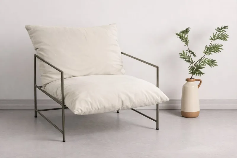 Fåtölj Sedalia, Beige