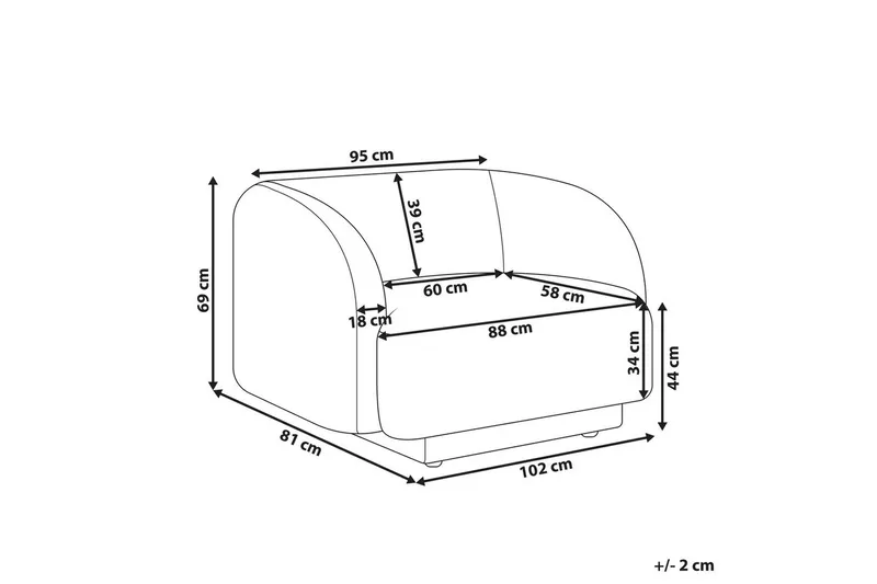Fåtölj Skjanes - Grön - Möbler - Stolar & fåtöljer - Fåtölj