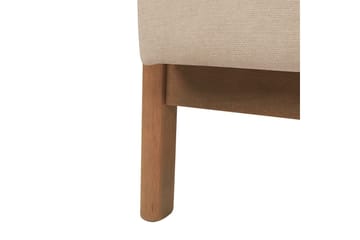 Fåtölj Skovde - Beige, ljust trä - Möbler - Stolar & fåtöljer - Fåtölj