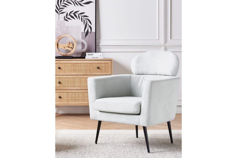 Fåtölj Soby - Ljusgrå, svart - Möbler - Stolar & fåtöljer - Fåtölj