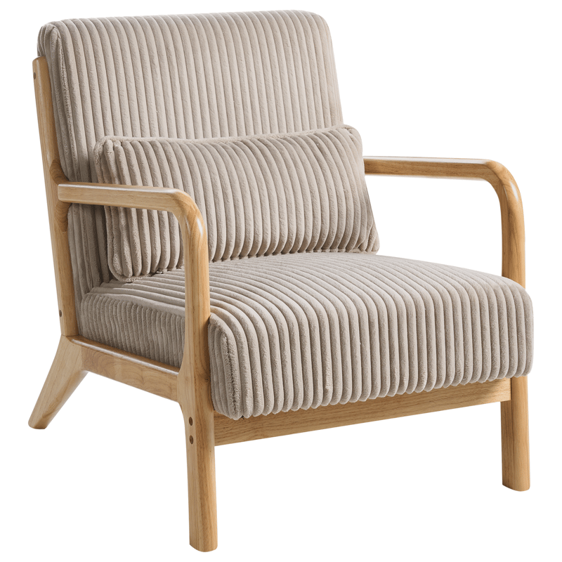 Fåtölj Sorsele - Ljusbrun, beige - Möbler - Stolar & fåtöljer - Fåtölj