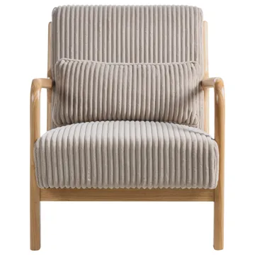 Fåtölj Sorsele - Ljusbrun, beige - Möbler - Stolar & fåtöljer - Fåtölj