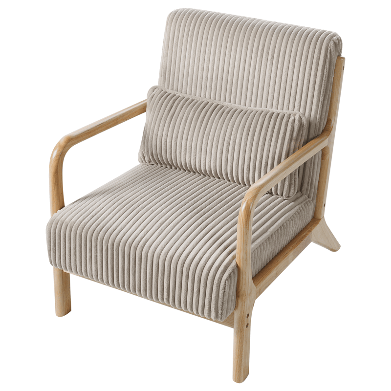 Fåtölj Sorsele - Ljusbrun, beige - Möbler - Stolar & fåtöljer - Fåtölj