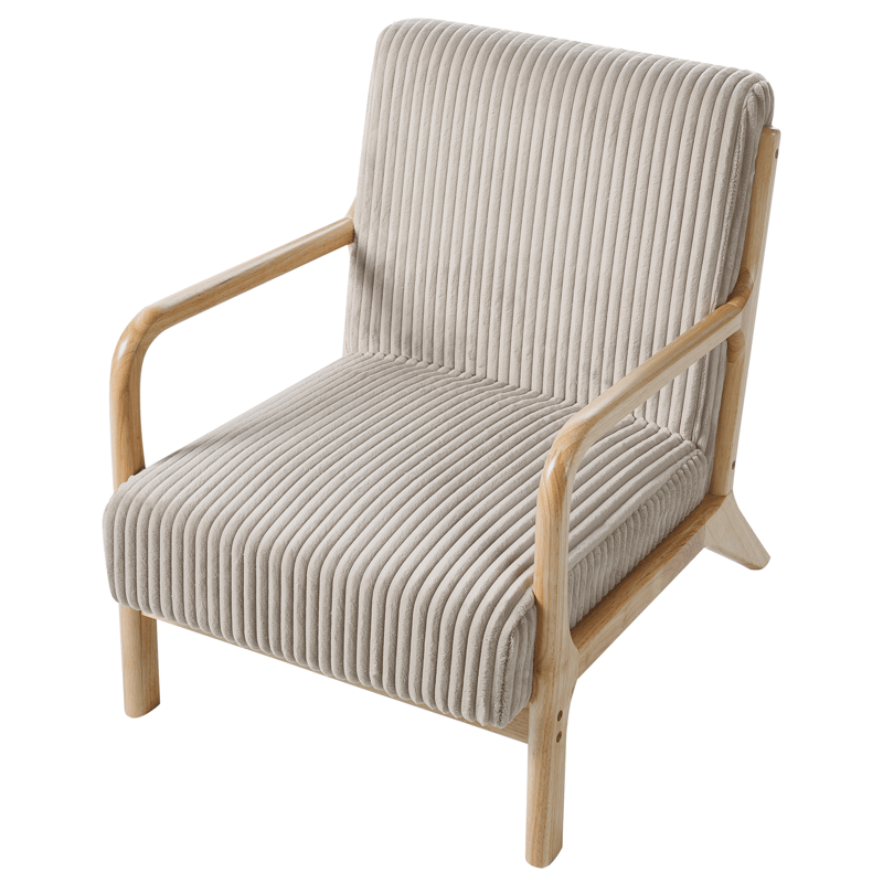 Fåtölj Sorsele - Ljusbrun, beige - Möbler - Stolar & fåtöljer - Fåtölj