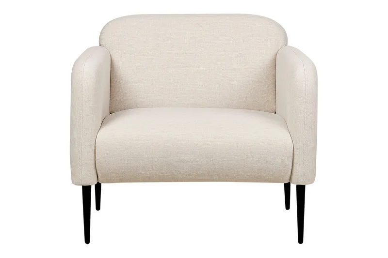 Fåtölj Stouby - Beige, svart - Möbler - Stolar & fåtöljer - Fåtölj