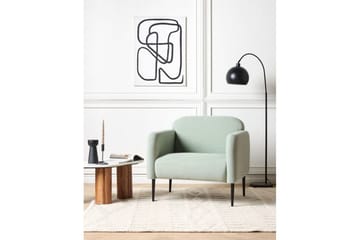 Fåtölj Stouby - Grön, Svart - Möbler - Stolar & fåtöljer - Fåtölj