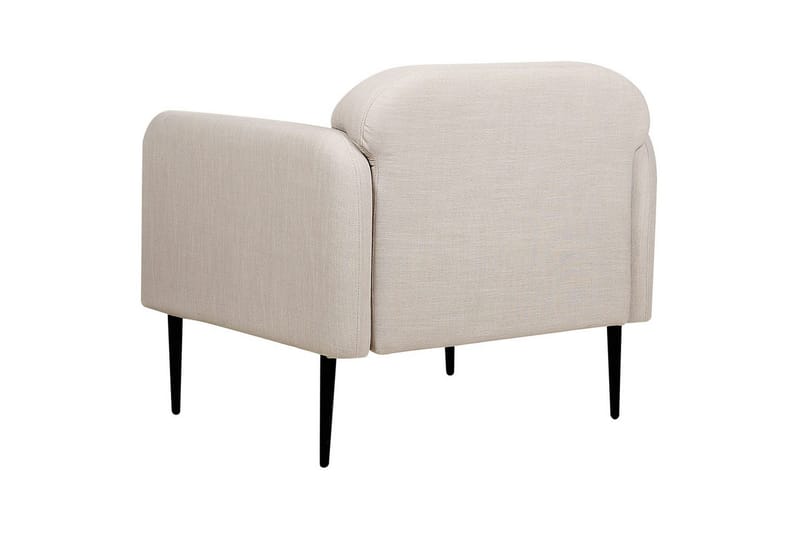 Fåtölj Stouby - Taupe, svart - Möbler - Stolar & fåtöljer - Fåtölj