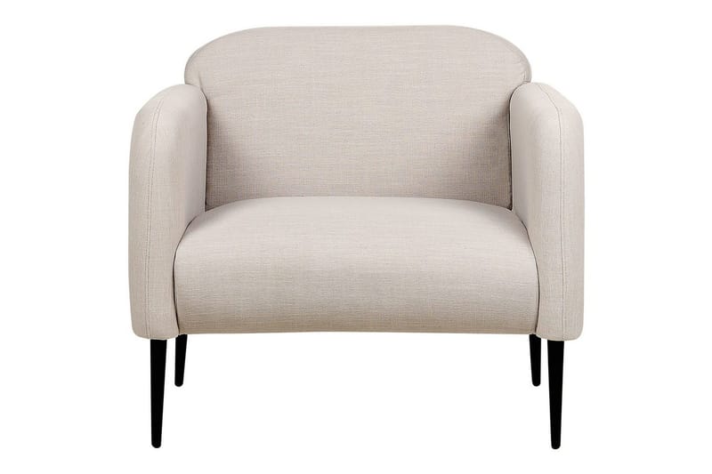 Fåtölj Stouby - Taupe, svart - Möbler - Stolar & fåtöljer - Fåtölj