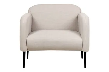 Fåtölj Stouby - Taupe, svart - Möbler - Stolar & fåtöljer - Fåtölj